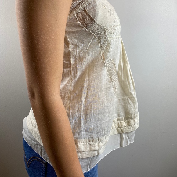 STEPHANIE VAILLE PARIS DELICATE BUTTON-UP CAMISOLE SZ S - Picture 9 of 12